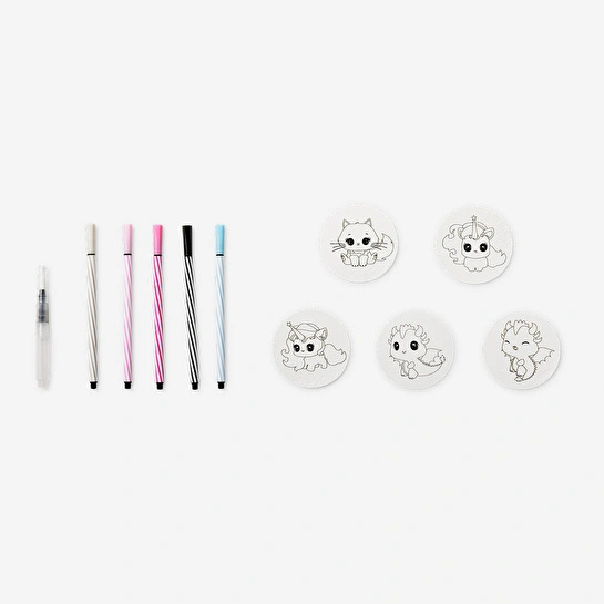 Flying Tiger Copenhagen Kendin Yap 3D Figür Boyama Seti