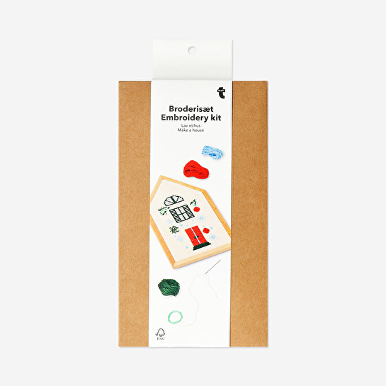 Flying Tiger Copenhagen Ahşap Ev Şeklinde Nakış Kiti