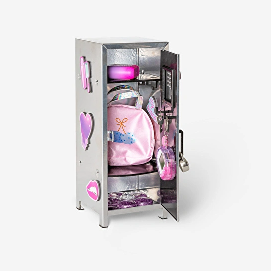 Flying Tiger Copenhagen Gümüş Metal Kilitli Dolap