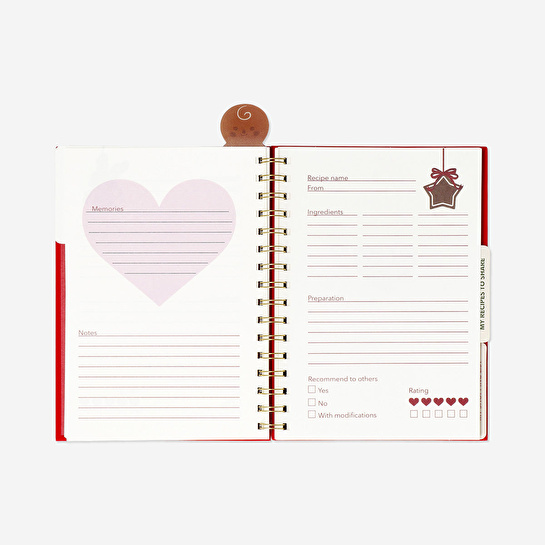 Flying Tiger Copenhagen Yılbaşı Temalı Tarif Defteri A5