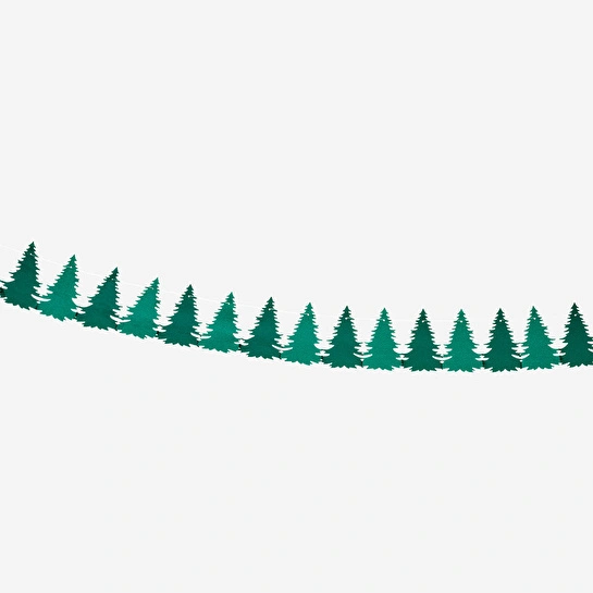 Flying Tiger Copenhagen Yılbaşı Ağacı Şeklinde Kağıt Duvar Süsü