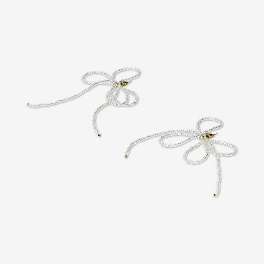 Flying Tiger Copenhagen Fiyonk Şeklinde Boncuklu Küpe