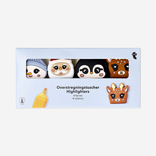 Flying Tiger Copenhagen Yılbaşı Temalı Fosforlu Kalem Seti