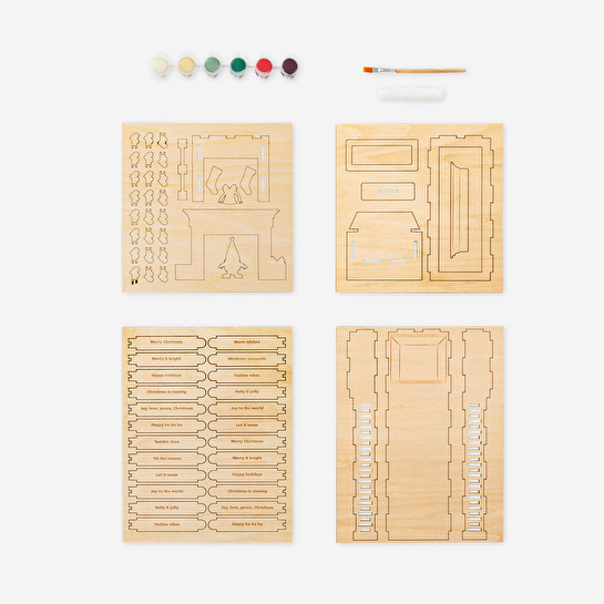 Flying Tiger Copenhagen Kendin Yap Yılbaşına Geri Sayım Takvimi