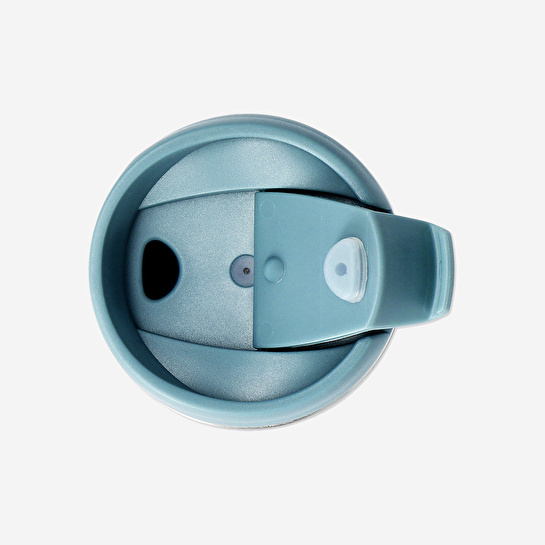 Flying Tiger Copenhagen Mavi Çizgili Taşınabilir Kapaklı Kupa