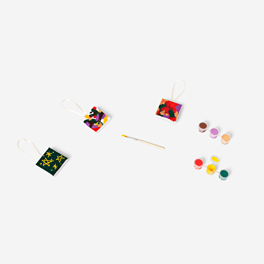 Flying Tiger Copenhagen 3'lü Asılabilir Kanvas Süs