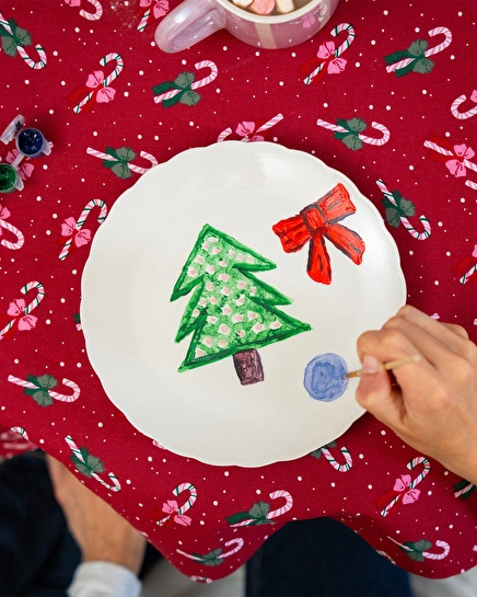 Flying Tiger Copenhagen Kendin Yap Seramik Tabak