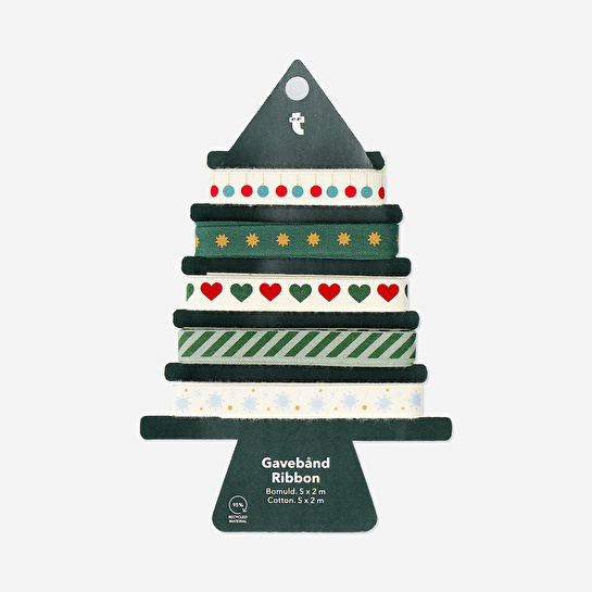 Flying Tiger Copenhagen 5'li Yeşil Yılbaşı Temalı Kurdele Seti