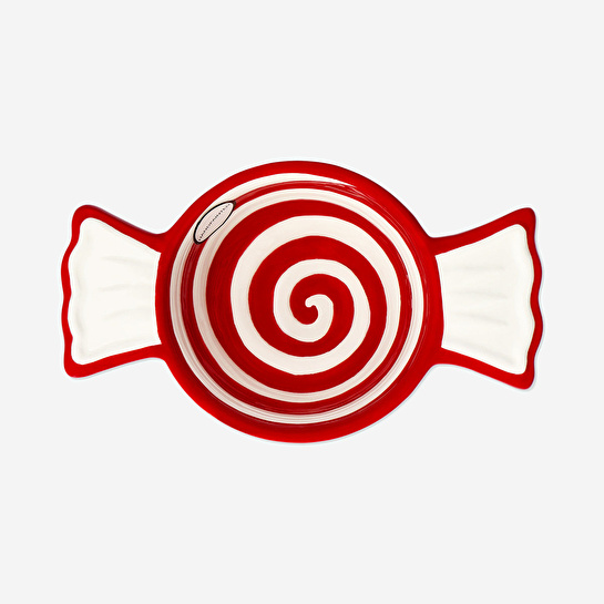 Flying Tiger Copenhagen Kırmızı Beyaz Küçük Şeker Şekilli Kase