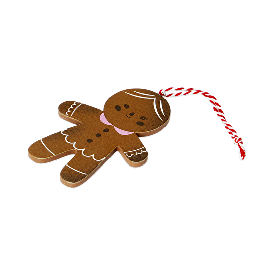 Flying Tiger Copenhagen Ahşap Kurabiye Adam Yılbaşı Ağacı Süsü