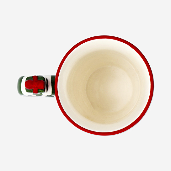 Flying Tiger Copenhagen Kardan Adam Desenli Kırmızı Yılbaşı Kupası