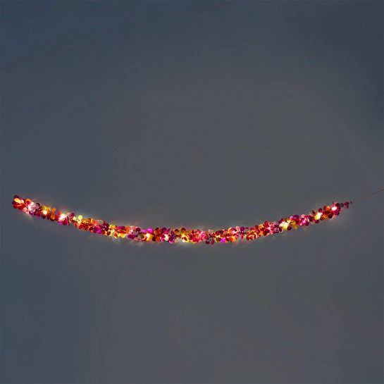 Flying Tiger Copenhagen Çok Renkli Parıltılı LED Işık Zinciri