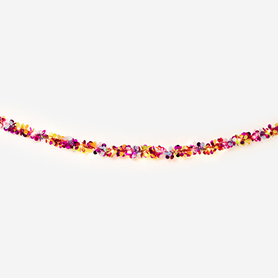 Flying Tiger Copenhagen Çok Renkli Parıltılı LED Işık Zinciri