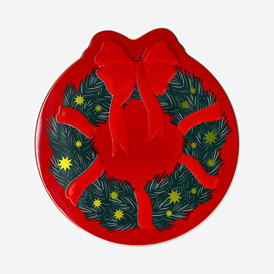 Flying Tiger Copenhagen Yılbaşı Çelengi Şeklinde Metal Kek Kabı