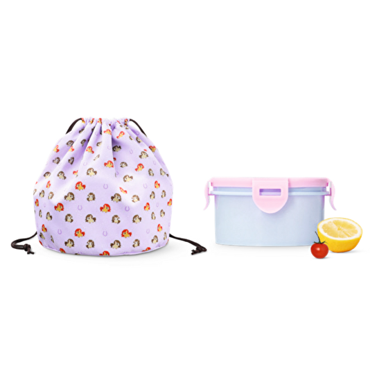 Flying Tiger Copenhagen Katlanabilir Mor Yemek Çantası