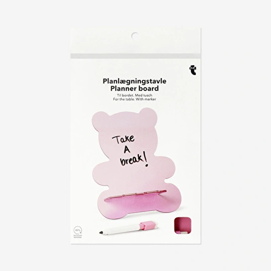 Flying Tiger Copenhagen Ayıcık Şeklinde Kalemli Yazı Tahtası