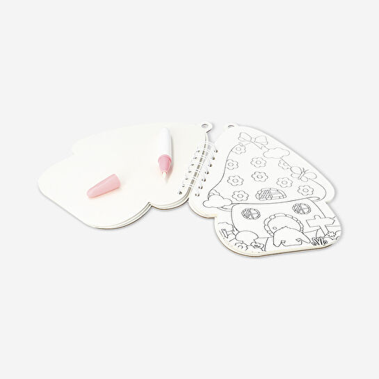 Flying Tiger Copenhagen Mantar Ev Şeklinde Boyama Kitabı