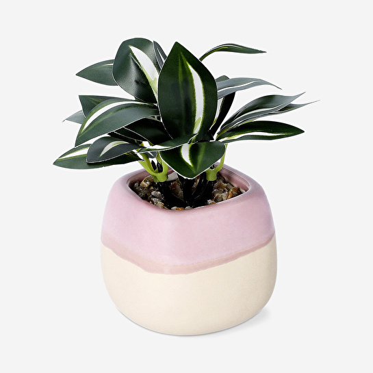 Flying Tiger Copenhagen Pembe Saksıda Yapay Bitki