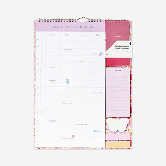 Flying Tiger Copenhagen Stickerlı 2026 Planlayıcı Takvimi