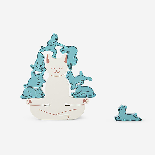 Flying Tiger Copenhagen Ahşap Kedi Dengeleme Oyunu