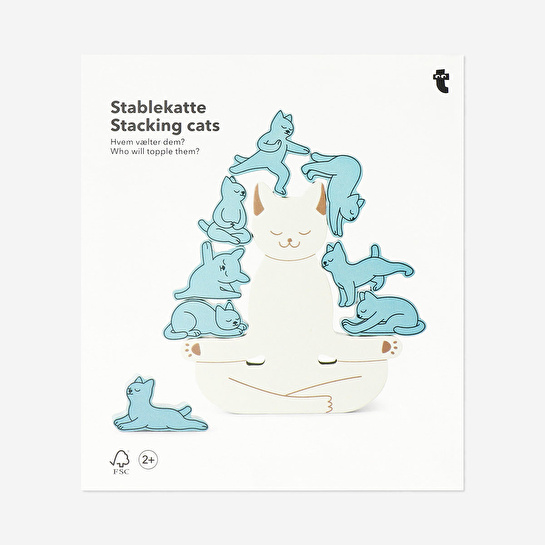 Flying Tiger Copenhagen Ahşap Kedi Dengeleme Oyunu