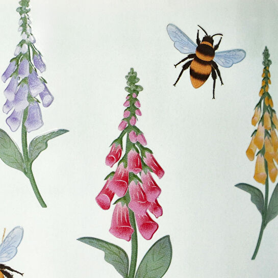 Flying Tiger Copenhagen Çiçek Desenli Yeşil Seramik Kupa