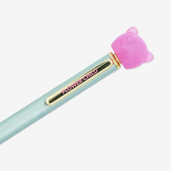 Flying Tiger Copenhagen Pembe Ayıcık Detaylı Tükenmez Kalem