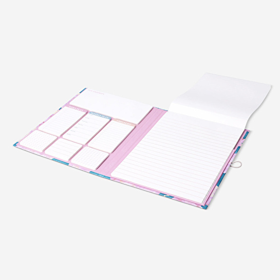 Flying Tiger Copenhagen Pembe Çiçekli Not Panosu