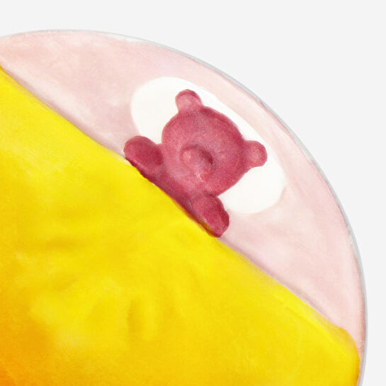 Flying Tiger Copenhagen Turuncu Ayıcıklı Seramik Takı Tabağı