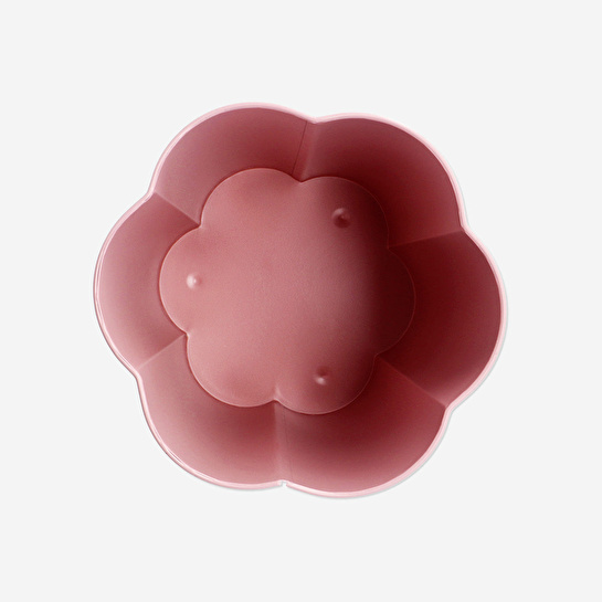 Flying Tiger Copenhagen Pembe Çiçek Şeklinde Çöp Kutusu