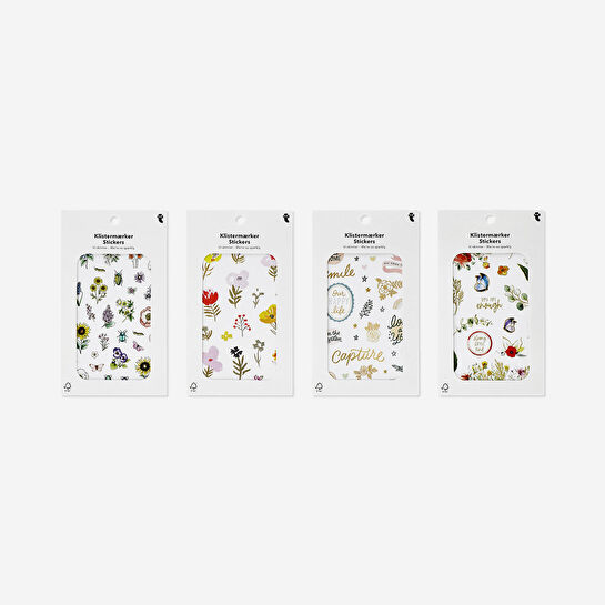 Flying Tiger Copenhagen Simli Çeşitli Temalı Sticker Seti