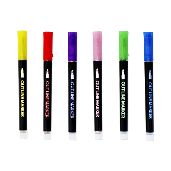 Flying Tiger Copenhagen 6'lı Keçeli Kalem