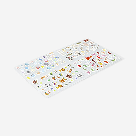 Flying Tiger Copenhagen Hayvan Temalı Kabarık Sticker Seti