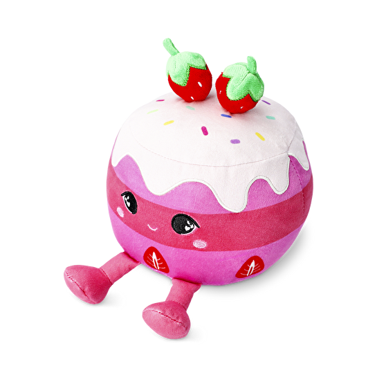 Flying Tiger Copenhagen Çilekli Pasta Peluş Oyuncak 15 cm