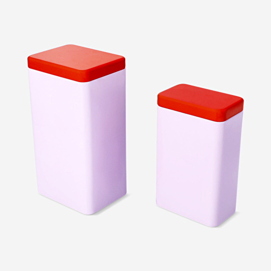 Flying Tiger Copenhagen Büyük Pembe 2'li Metal Kutu