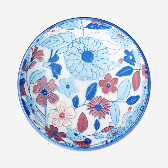 Flying Tiger Copenhagen Çiçekli Mini Seramik Kase