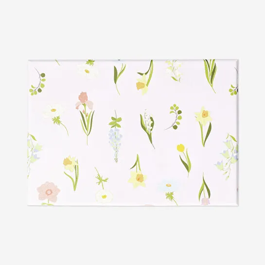 Flying Tiger Copenhagen Çiçek Desenli Kağıt Saklama Kutusu