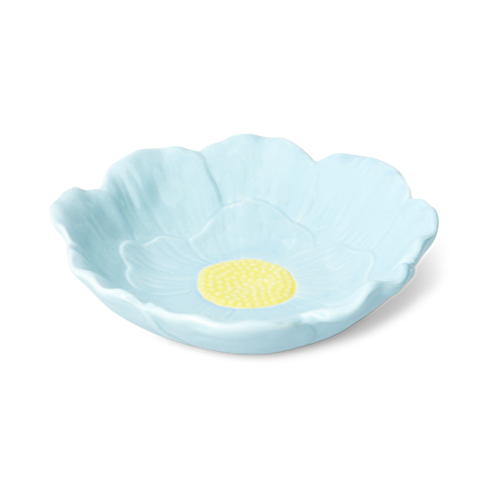 Flying Tiger Copenhagen Çiçek Şeklinde Mavi Büyük Kase