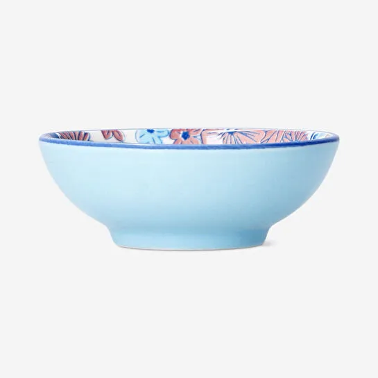 Flying Tiger Copenhagen Mavi Çiçekli Mini Seramik Kase