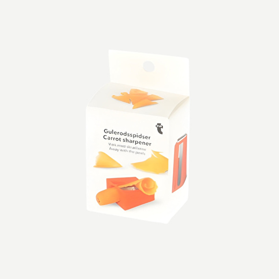 Flying Tiger Copenhagen Turuncu Kalemtraş Şeklinde Havuç Soyacağı ve Açacağı