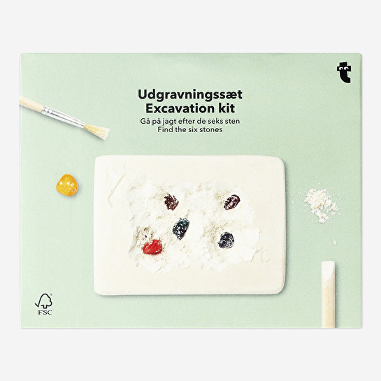 Flying Tiger Copenhagen Renkli Taşlı Kazı Seti