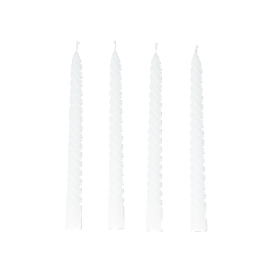 Flying Tiger Copenhagen Beyaz Burgu Şamdan Mum Seti