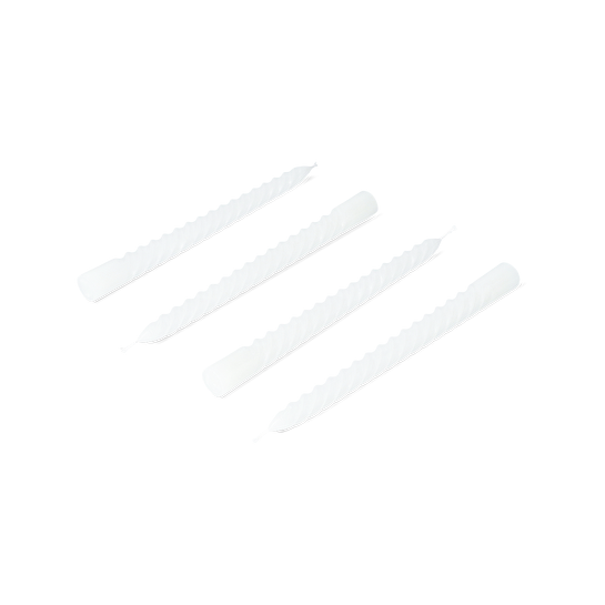 Flying Tiger Copenhagen Beyaz Burgu Şamdan Mum Seti