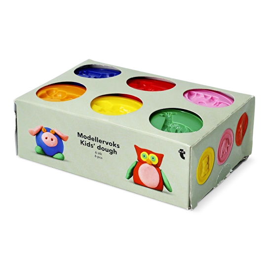 Flying Tiger Copenhagen 6'lı Oyun Hamuru Seti