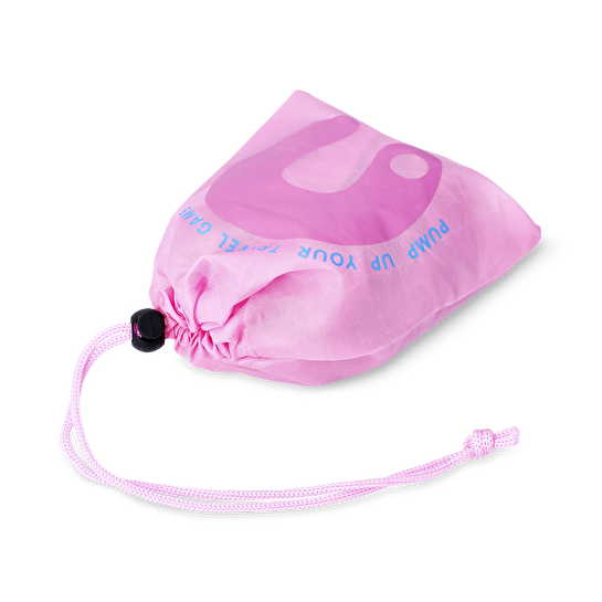 Flying Tiger Copenhagen Pembe Şişirilebilir Seyahat Yastığı