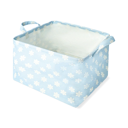 Flying Tiger Copenhagen Mavi Çiçek Desenli Hurç