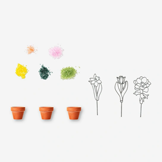 Flying Tiger Copenhagen Kendin Yap Vitray Çiçek Seti