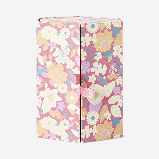 Flying Tiger Copenhagen Pembe Çiçek Desenli Masaüstü Düzenleyici