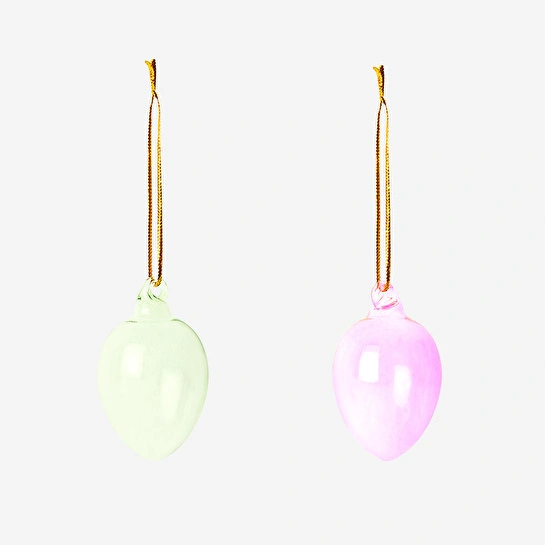 Flying Tiger Copenhagen Cam Yumurta Süsü 4 Adet