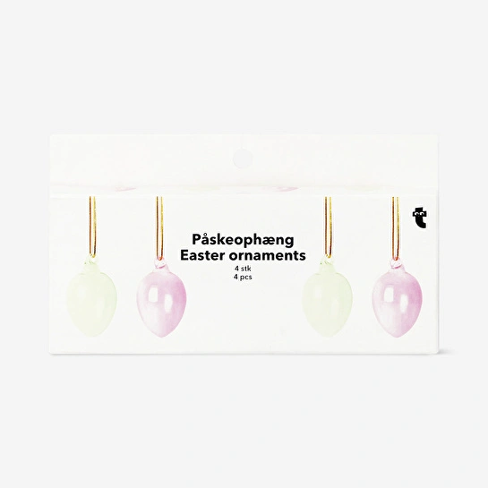 Flying Tiger Copenhagen Cam Yumurta Süsü 4 Adet